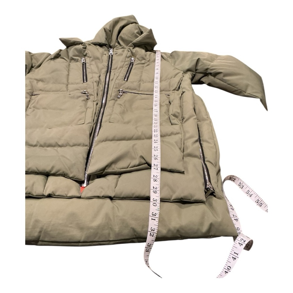 Orolay Women’s Olive Green Puffer Jacket Size Small Hooded Winter Coat - Picture 6 of 12